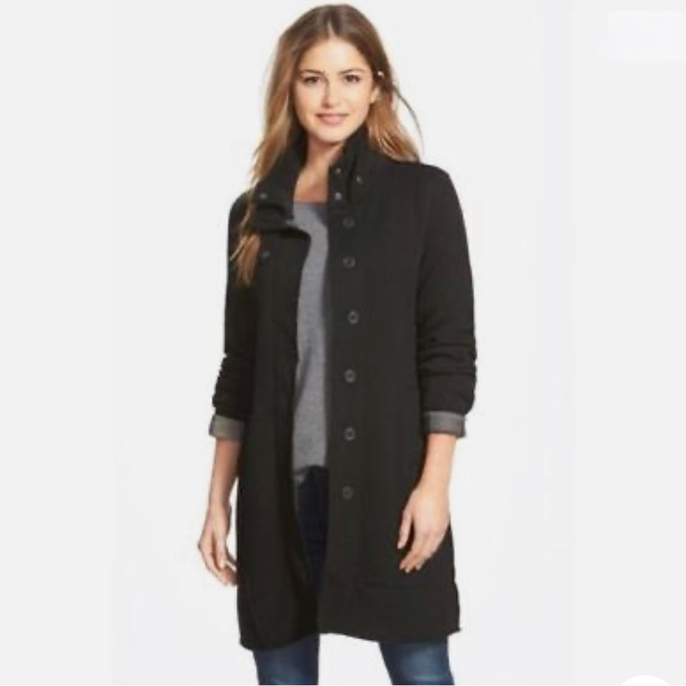 Barbour Millfire Knit Coat UK Size 16/US 12- runs small!  (Worn 3X) EUC